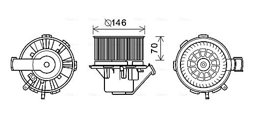 AVA QUALITY COOLING Salona ventilators MS8647